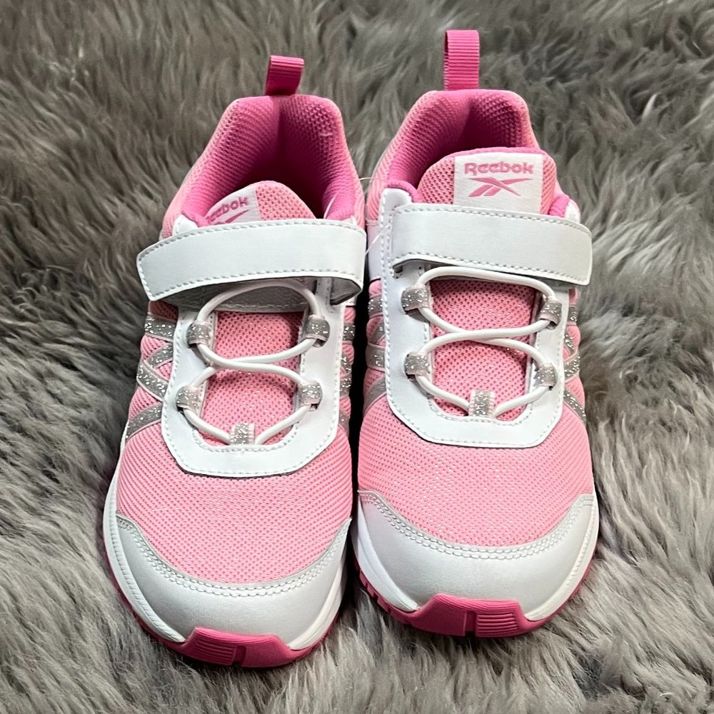 Reebok | Girl's Road Supreme ALT  Running Shoe | Pink & White | Size 13